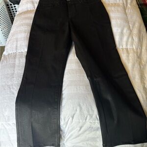 Good American Charcoal Buttoned Pants size 15